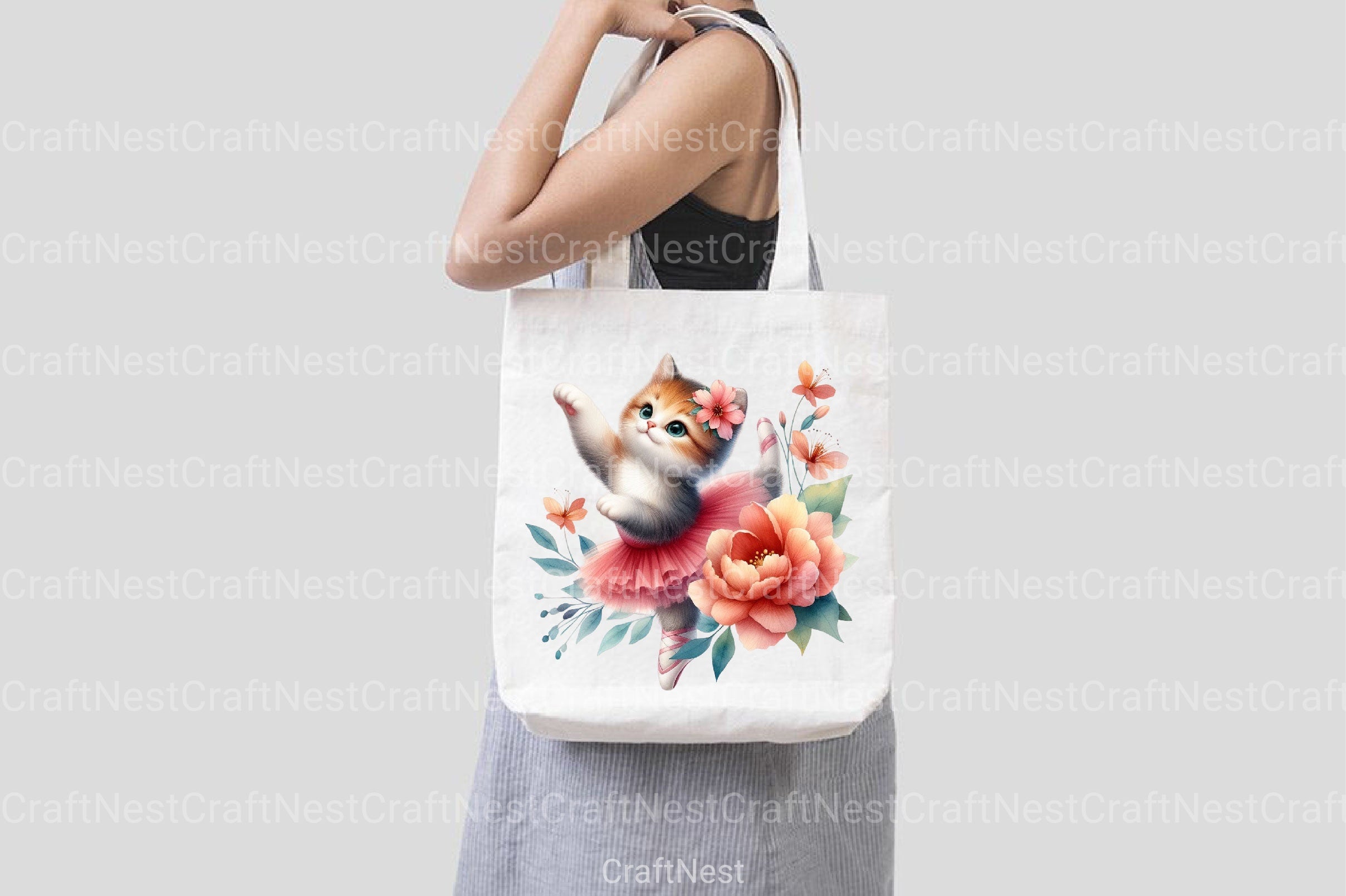 Ballet Kitten Clipart Bundle - CraftNest - Digital Crafting and Art