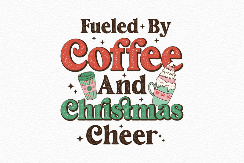 Fueled By Coffee & Christmas Cheer Clipart Bundle - CraftNest - Digital Crafting and Art