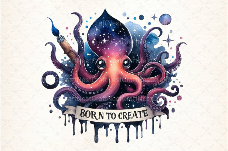 Born to Create Clipart Bundle - CraftNest - Digital Crafting and Art