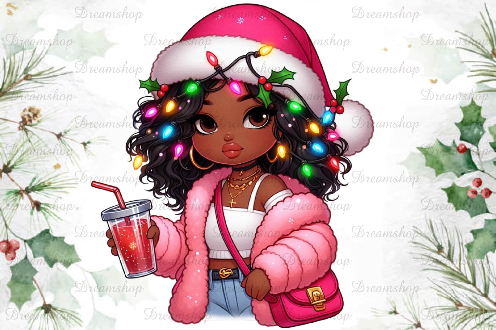 Christmas Girl Design Clipart Bundle 17 - CraftNest - Digital Crafting and Art