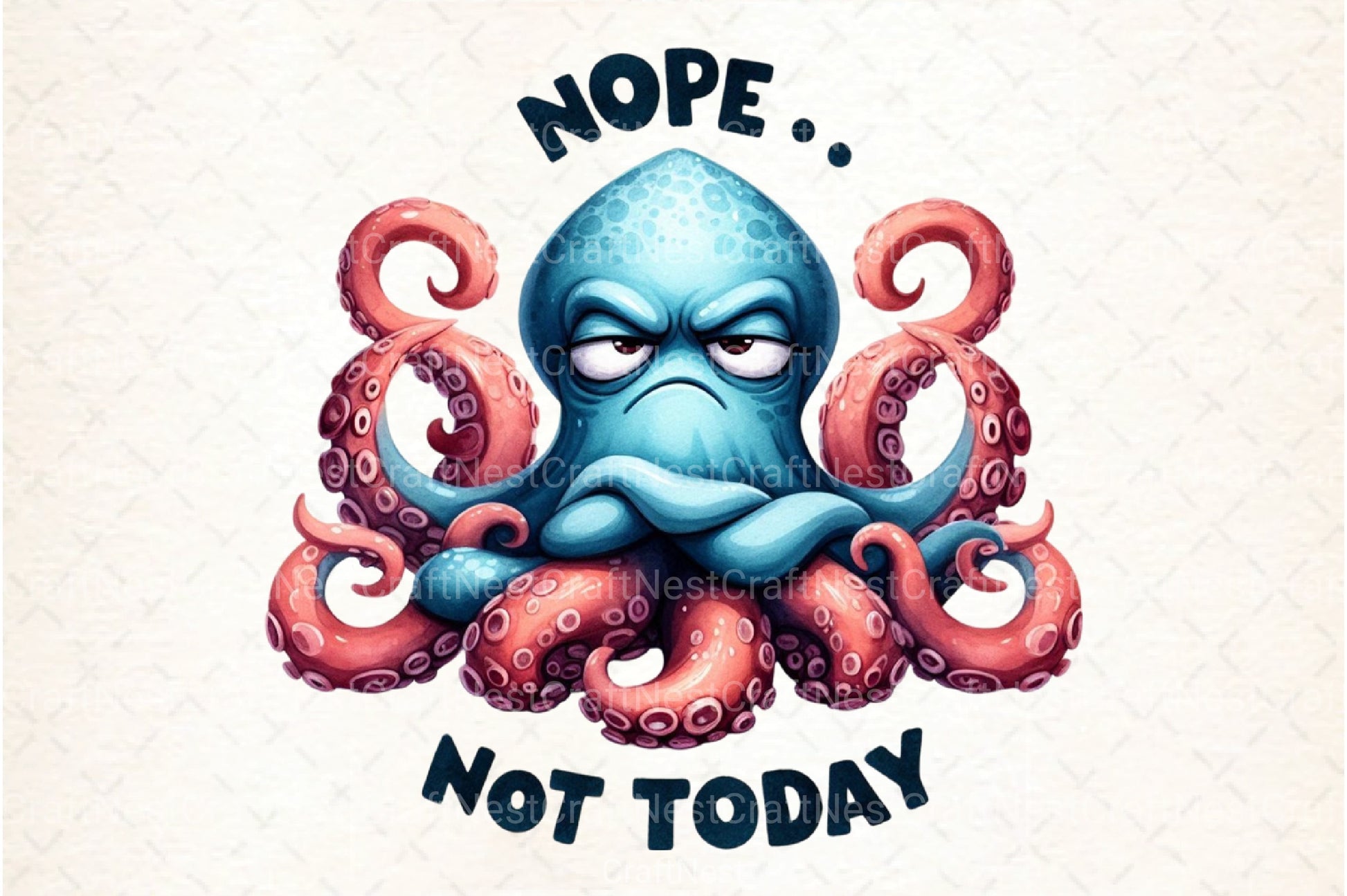 Nope Not Today Clipart Bundle 4 - CraftNest - Digital Crafting and Art