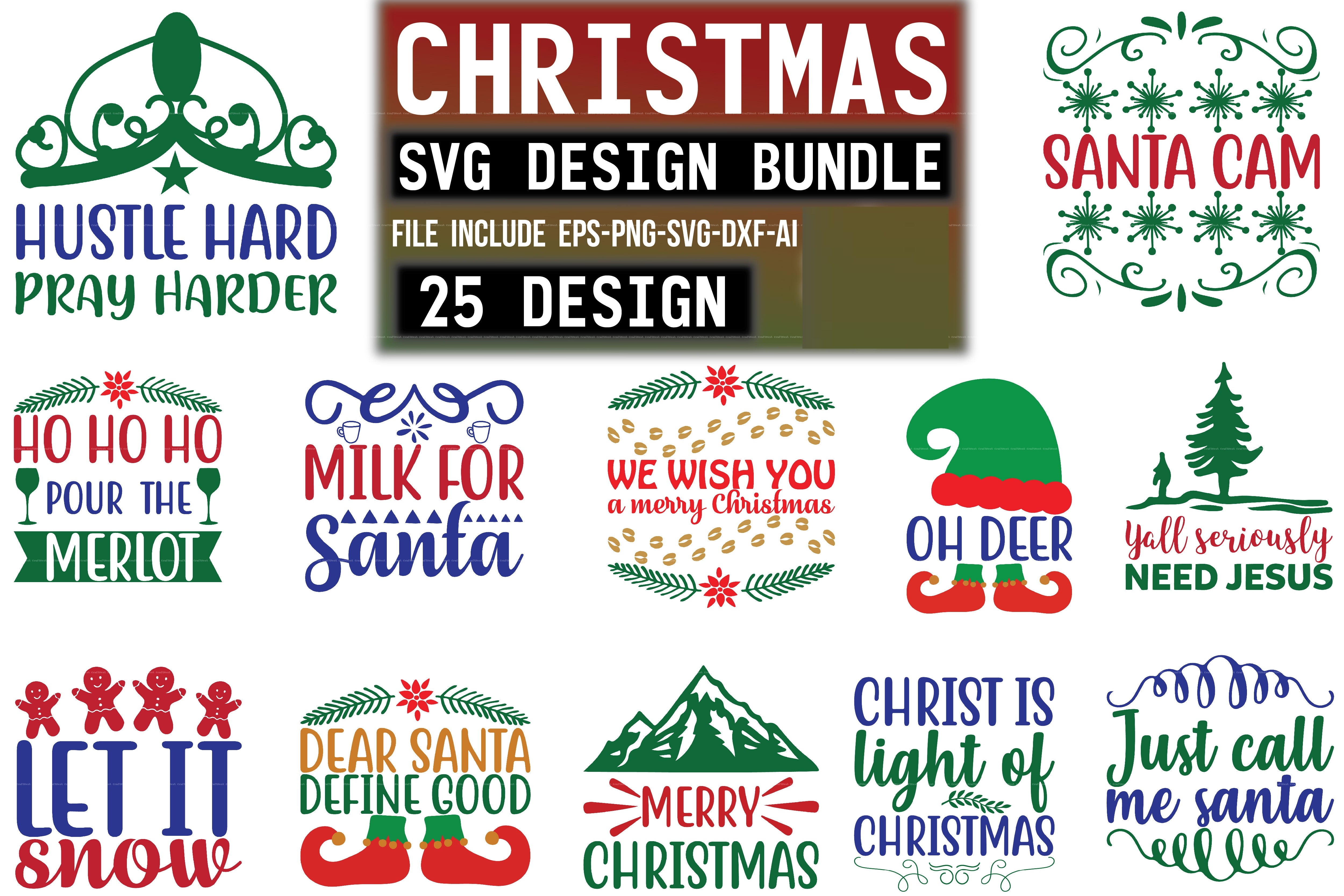Christmas Design SVG Bundle 11