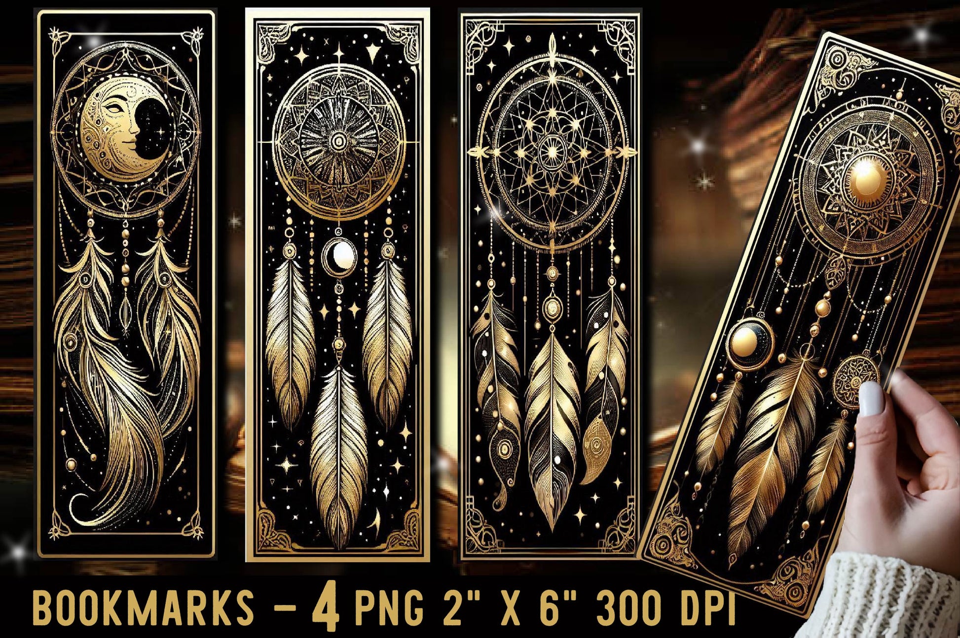 Dream Catcher Printable Bookmark - CraftNest - Digital Crafting and Art