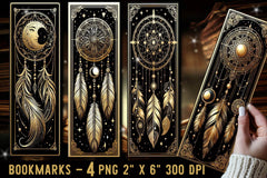 Dream Catcher Printable Bookmark - CraftNest - Digital Crafting and Art