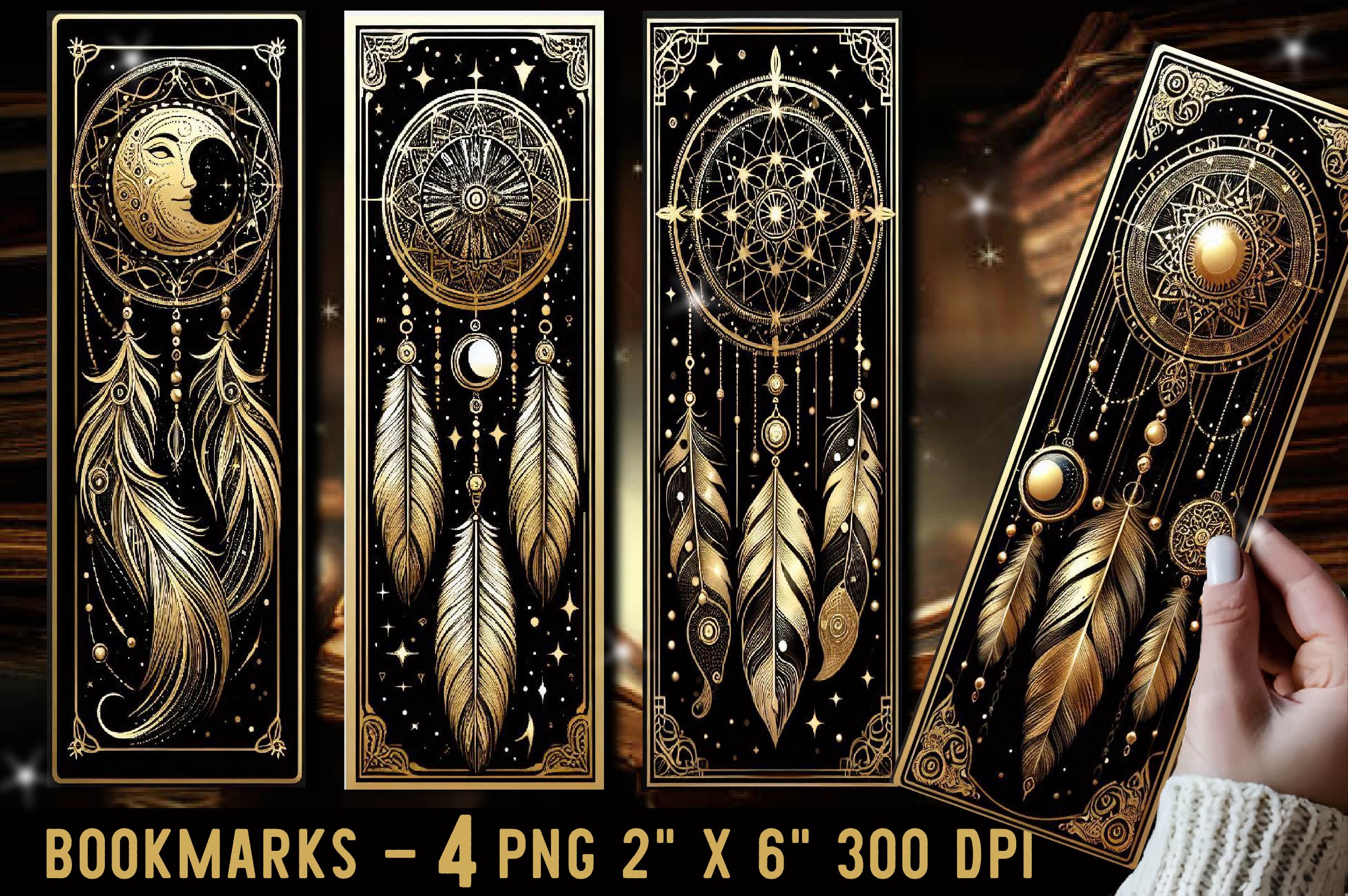 Dream Catcher Printable Bookmark - CraftNest - Digital Crafting and Art