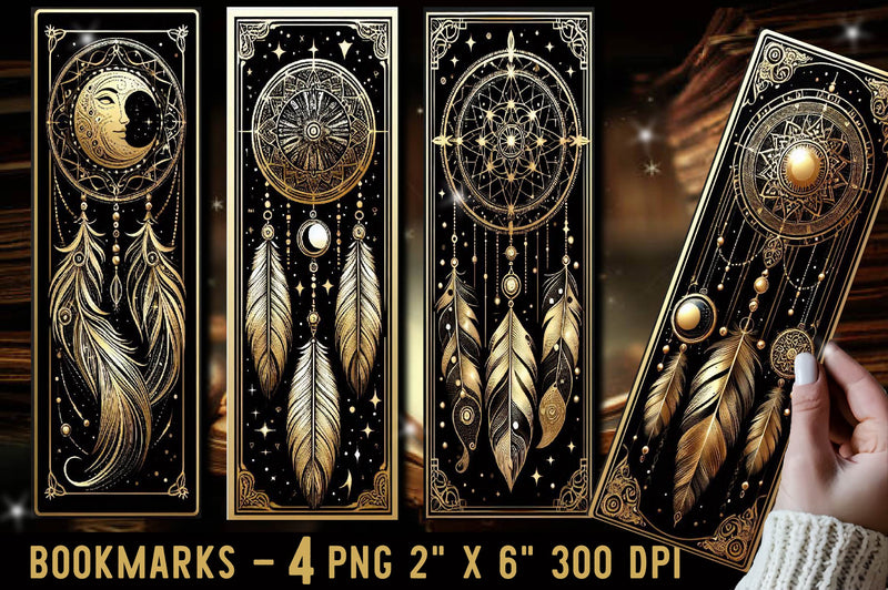 Dream Catcher Printable Bookmark - CraftNest - Digital Crafting and Art