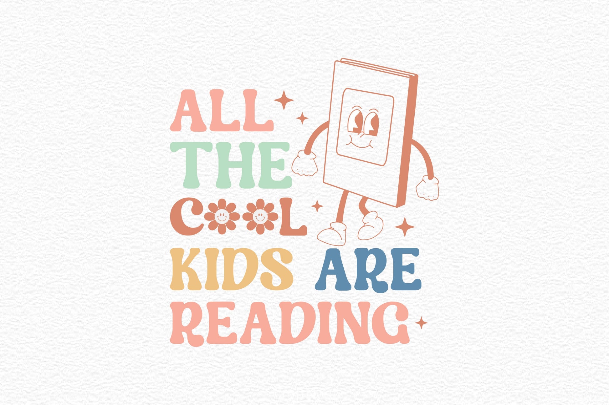 All The Cool Kids Are Reading SVG Bundle - CraftNest - Digital Crafting and Art
