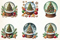 Christmas Snow Globe Clipart Bundle 99 - CraftNest - Digital Crafting and Art