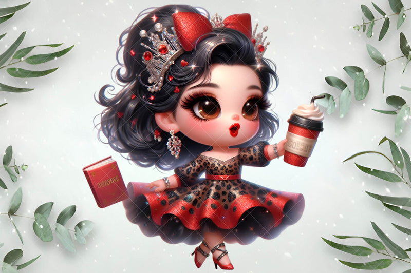 Cute Princess Design Clipart Bundle 2 - CraftNest - Digital Crafting and Art