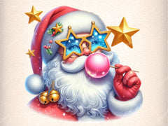 Santa Christmas Merry Christmas Clipart Bundle - CraftNest - Digital Crafting and Art