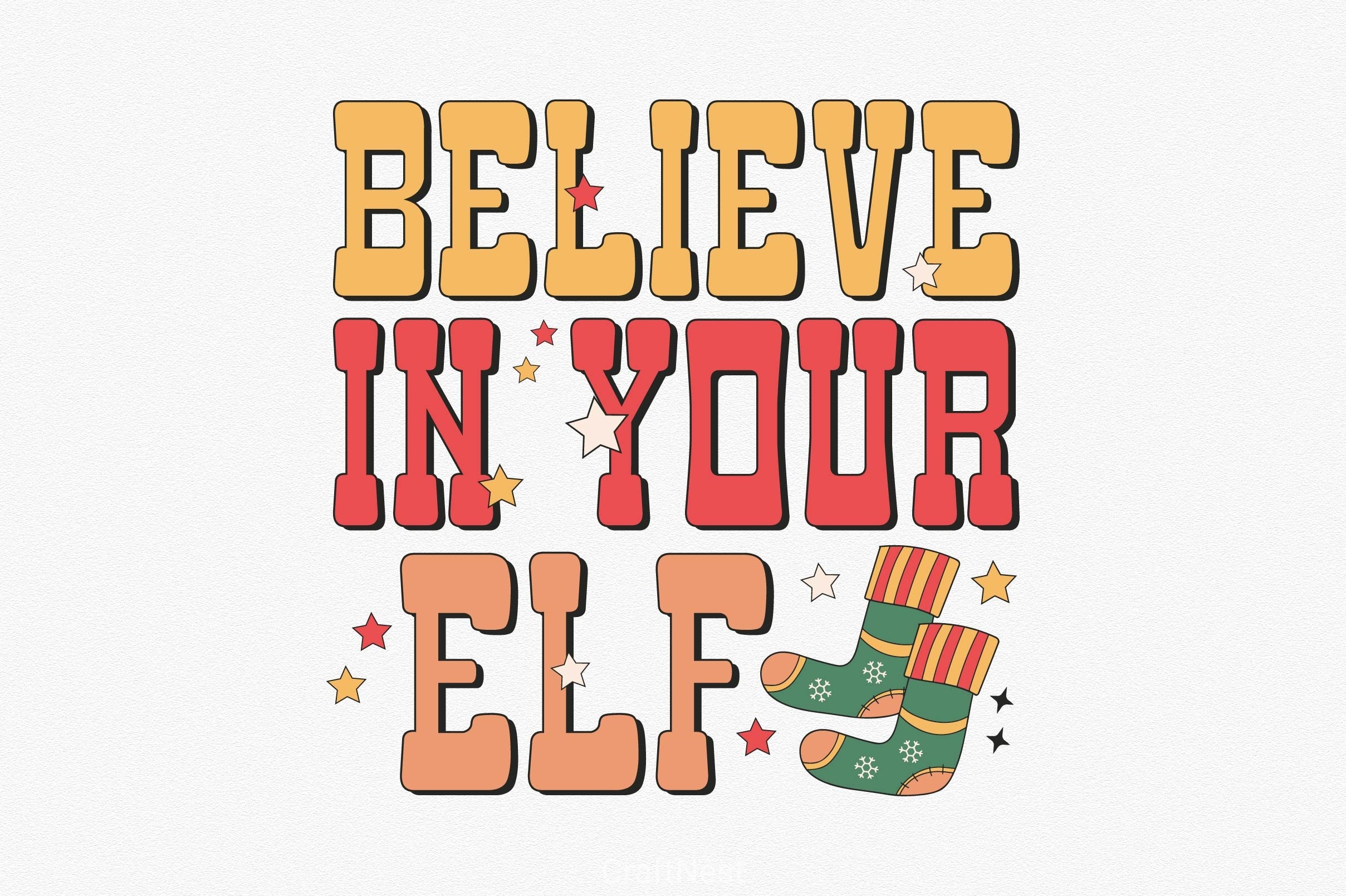 Believe In Your Elf Clipart Bundle - CraftNest - Digital Crafting and Art