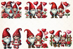 Valentine Gnome Couple Clipart Bundle - CraftNest - Digital Crafting and Art