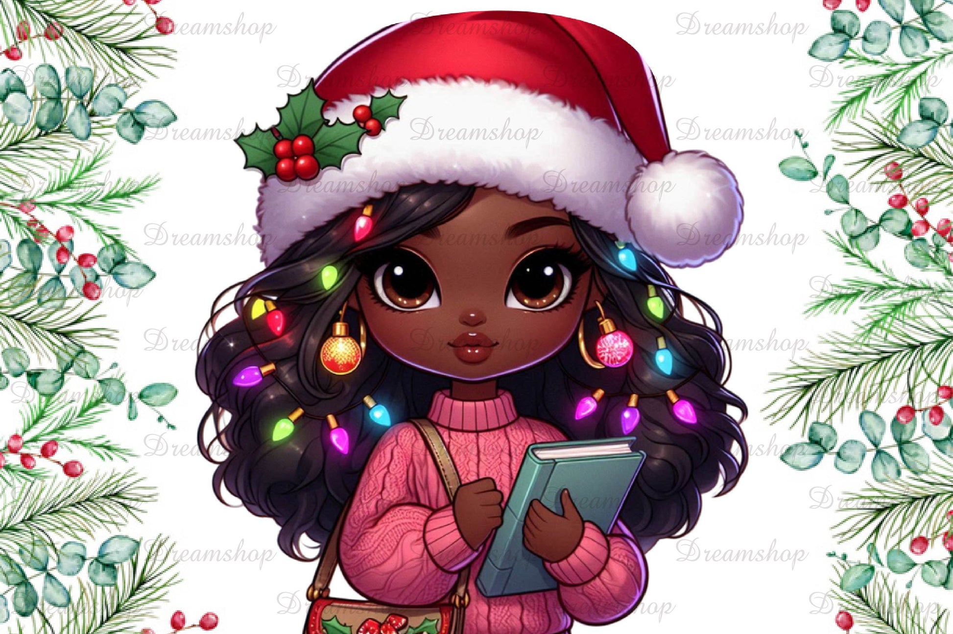 Christmas Girl Fashion Clipart Bundle 6 - CraftNest - Digital Crafting and Art