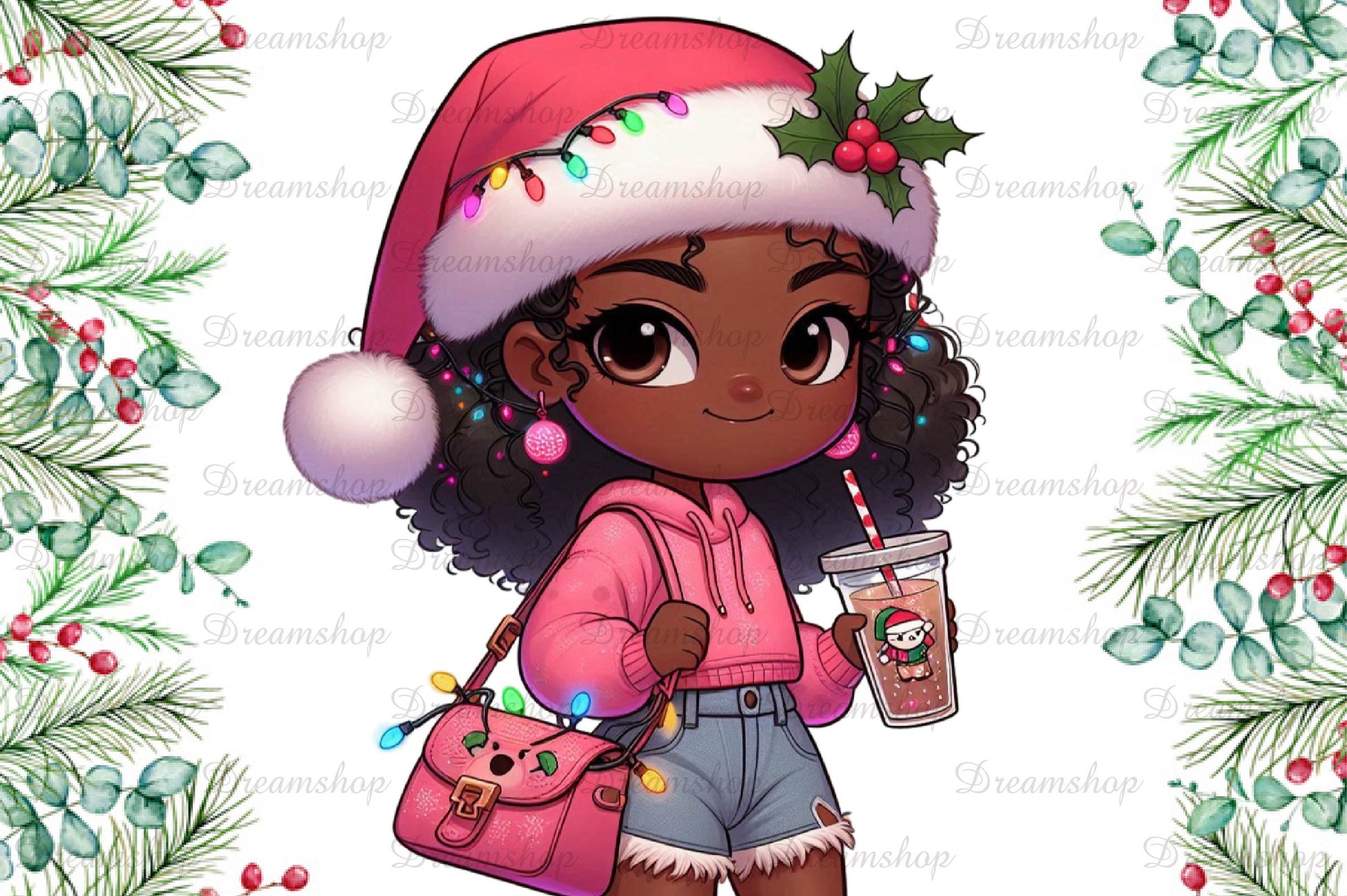 Christmas Girl Fashion Clipart Bundle 8 - CraftNest - Digital Crafting and Art