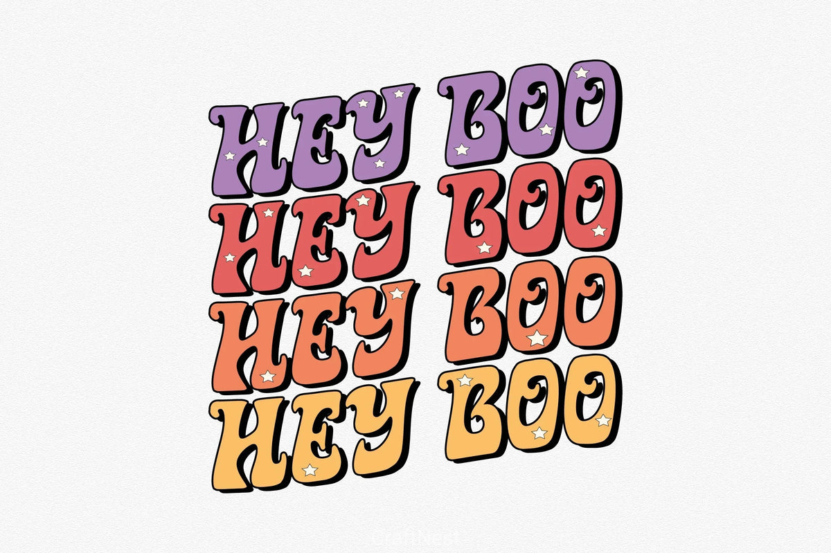 Hey Boo Draw Hey Boo Clipart Bundle