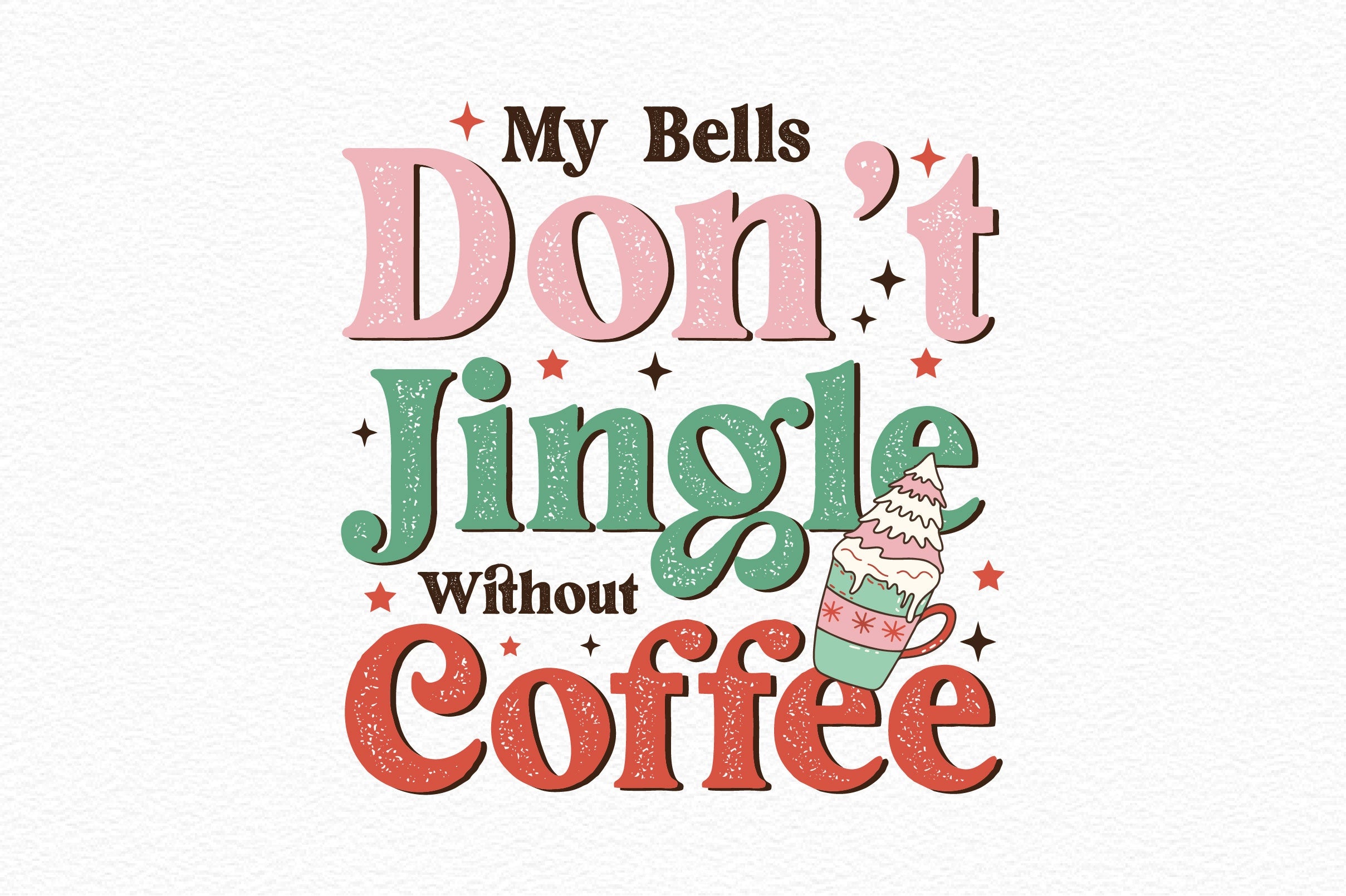 My Bells Don't Jingle Without Coffee Clipart Bundle - CraftNest - Digital Crafting and Art