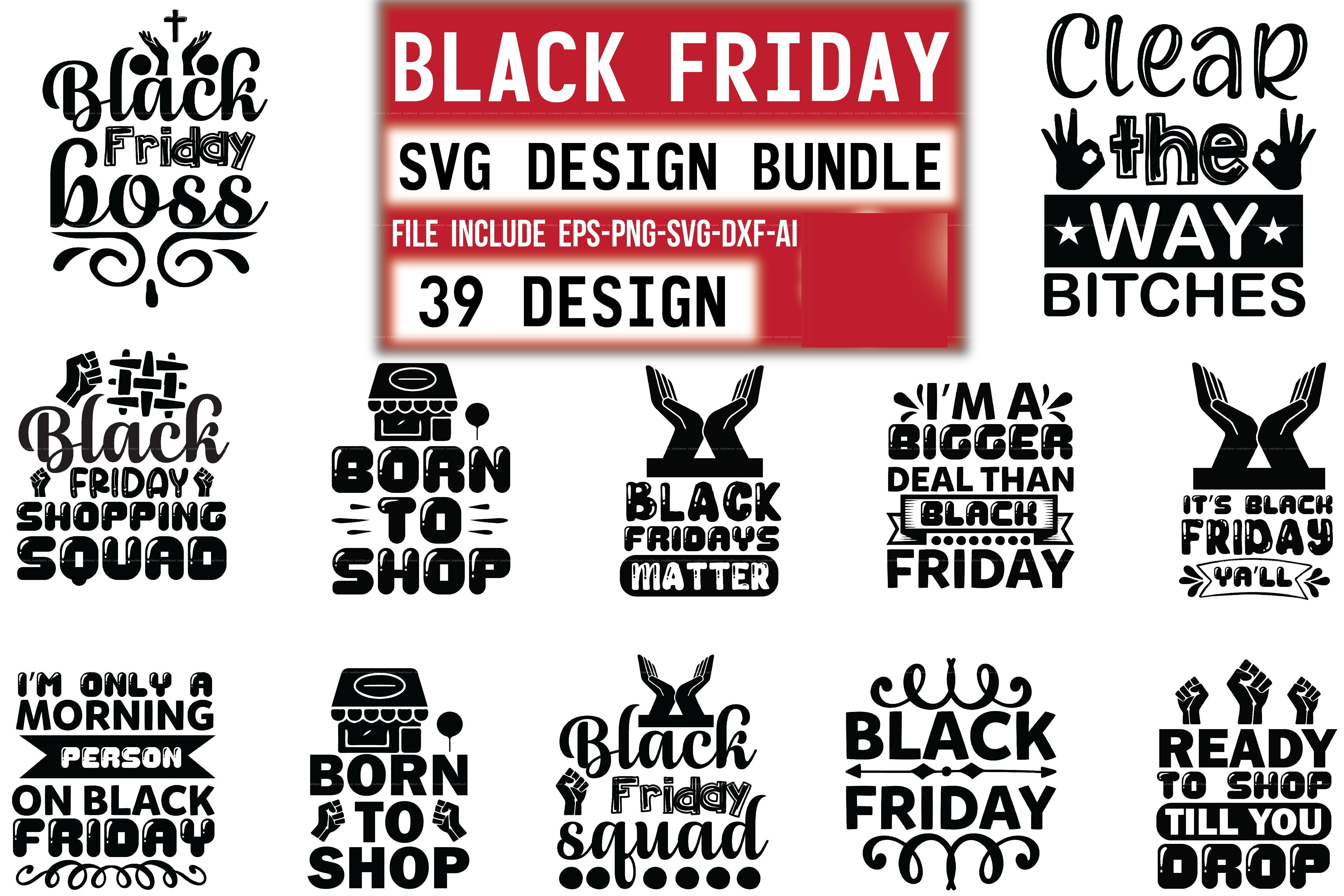 Black SVG Bundle