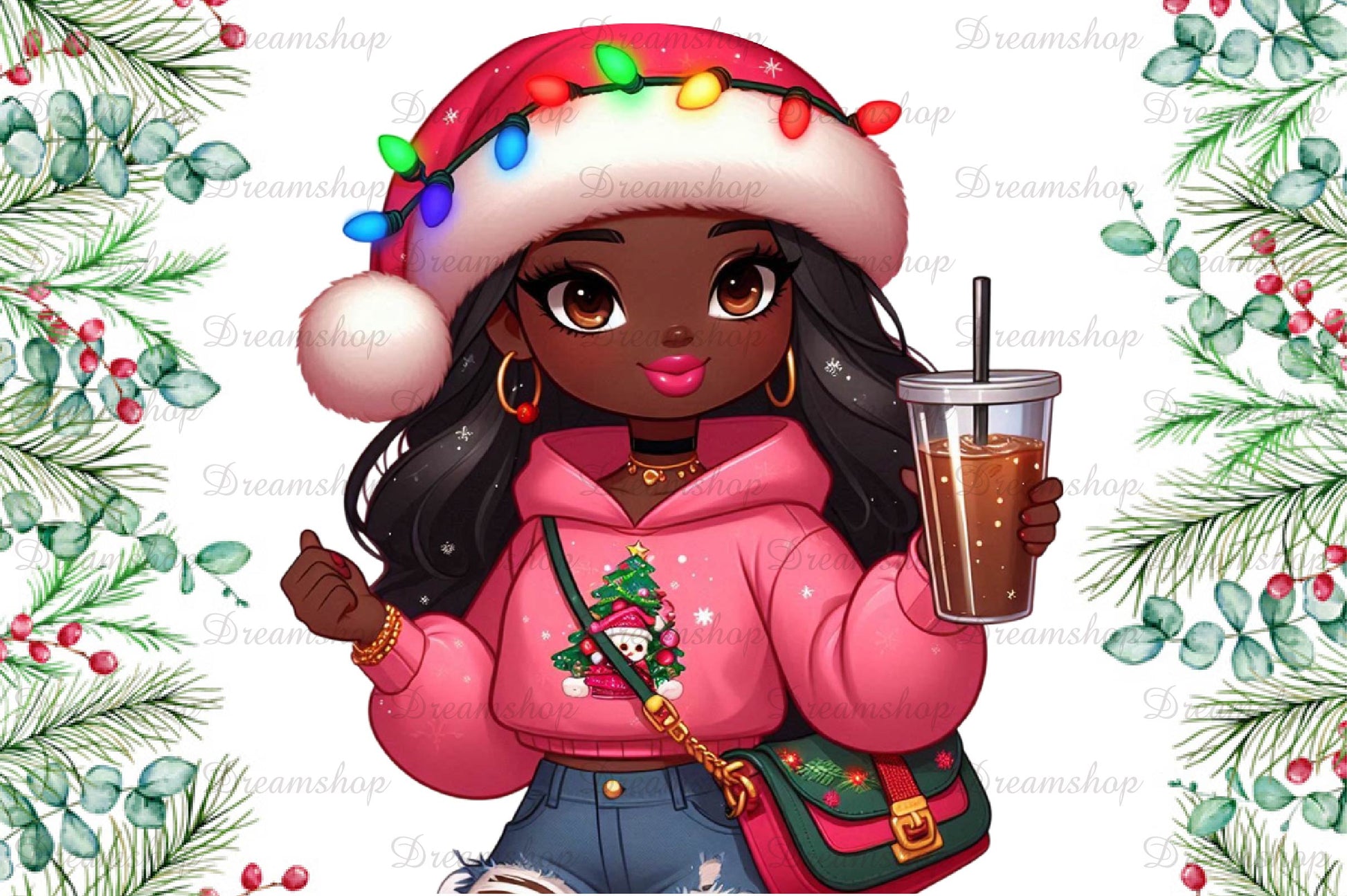 Christmas Girl Design Clipart Bundle 16 - CraftNest - Digital Crafting and Art