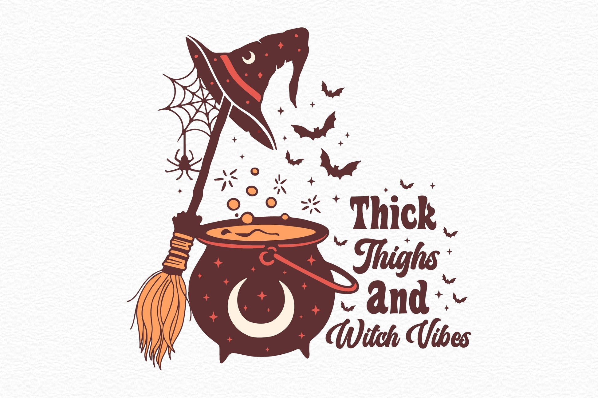 Thick Thighs And Witch Vibes Clipart Bundle - CraftNest - Digital Crafting and Art