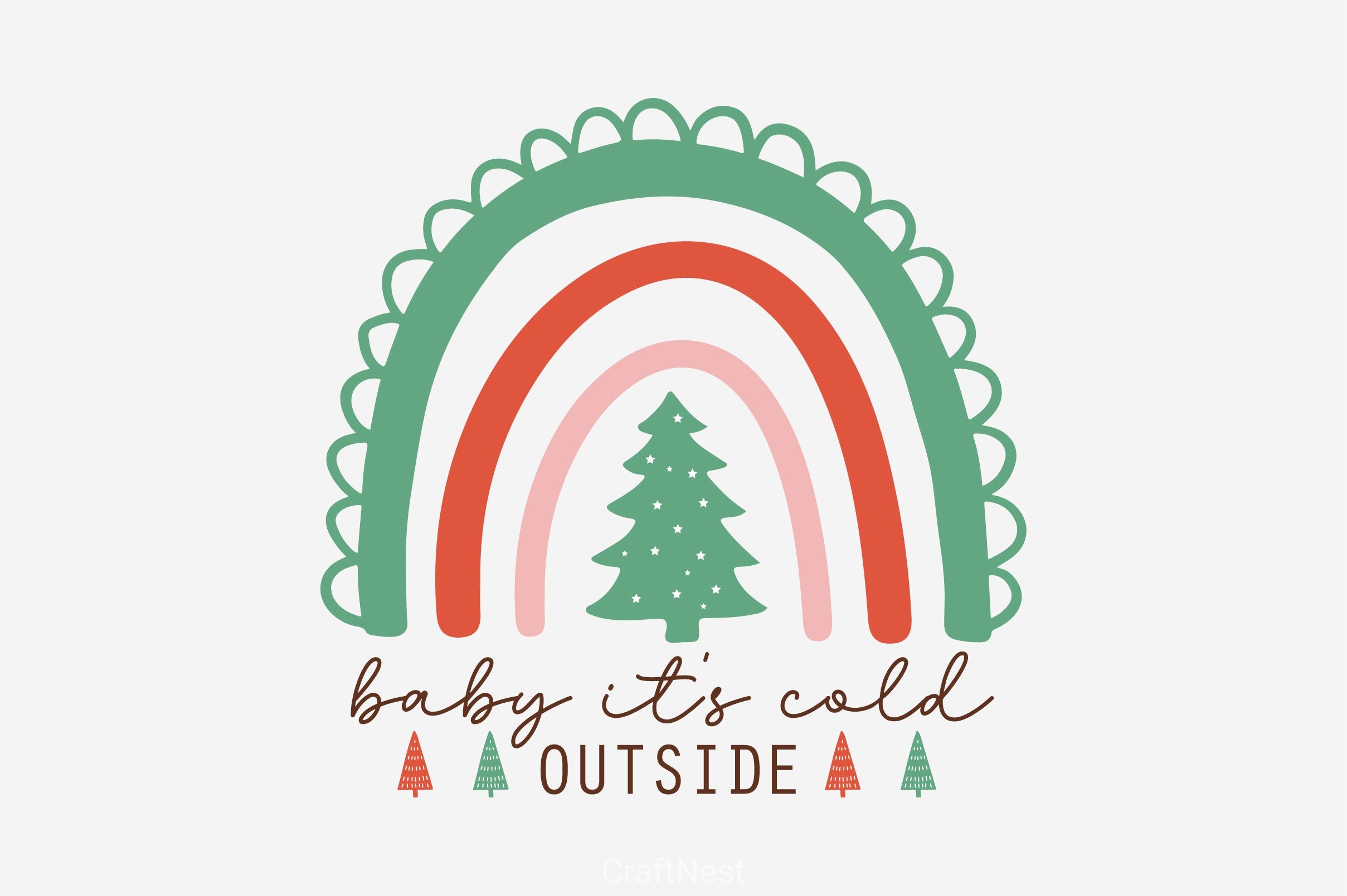 Baby It's Cold Outside SVG Bundle - CraftNest - Digital Crafting and Art