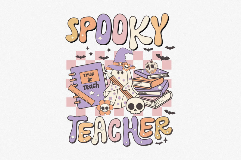 Spooky Teacher Clipart Bundle - CraftNest - Digital Crafting and Art