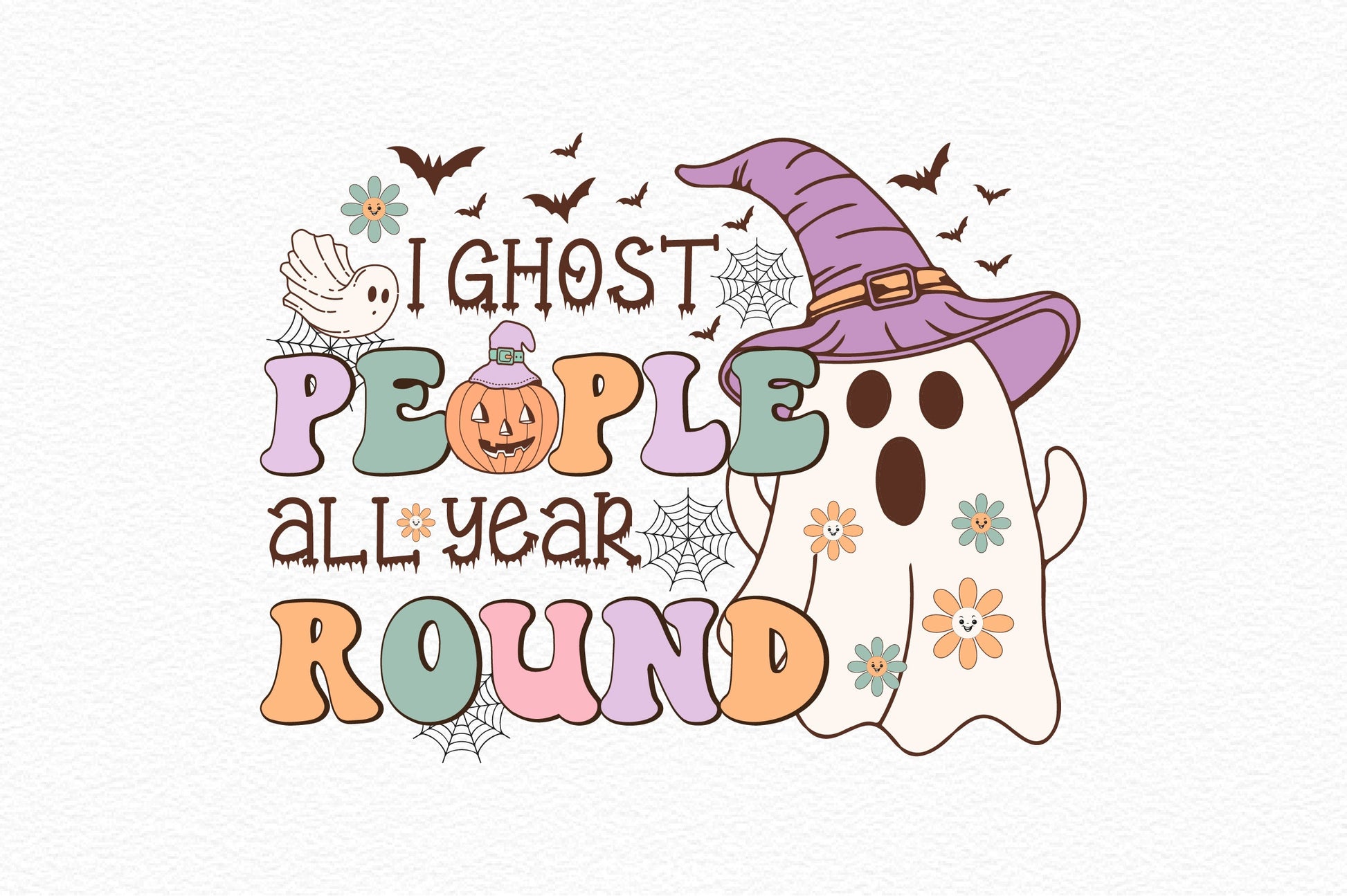 I Ghost People All Year Round Clipart Bundle - CraftNest - Digital Crafting and Art