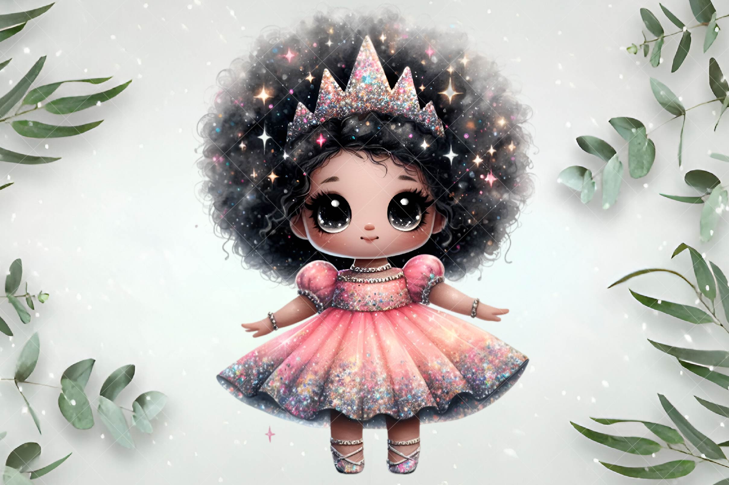 Cute Princess Design Clipart Bundle 3 - CraftNest - Digital Crafting and Art