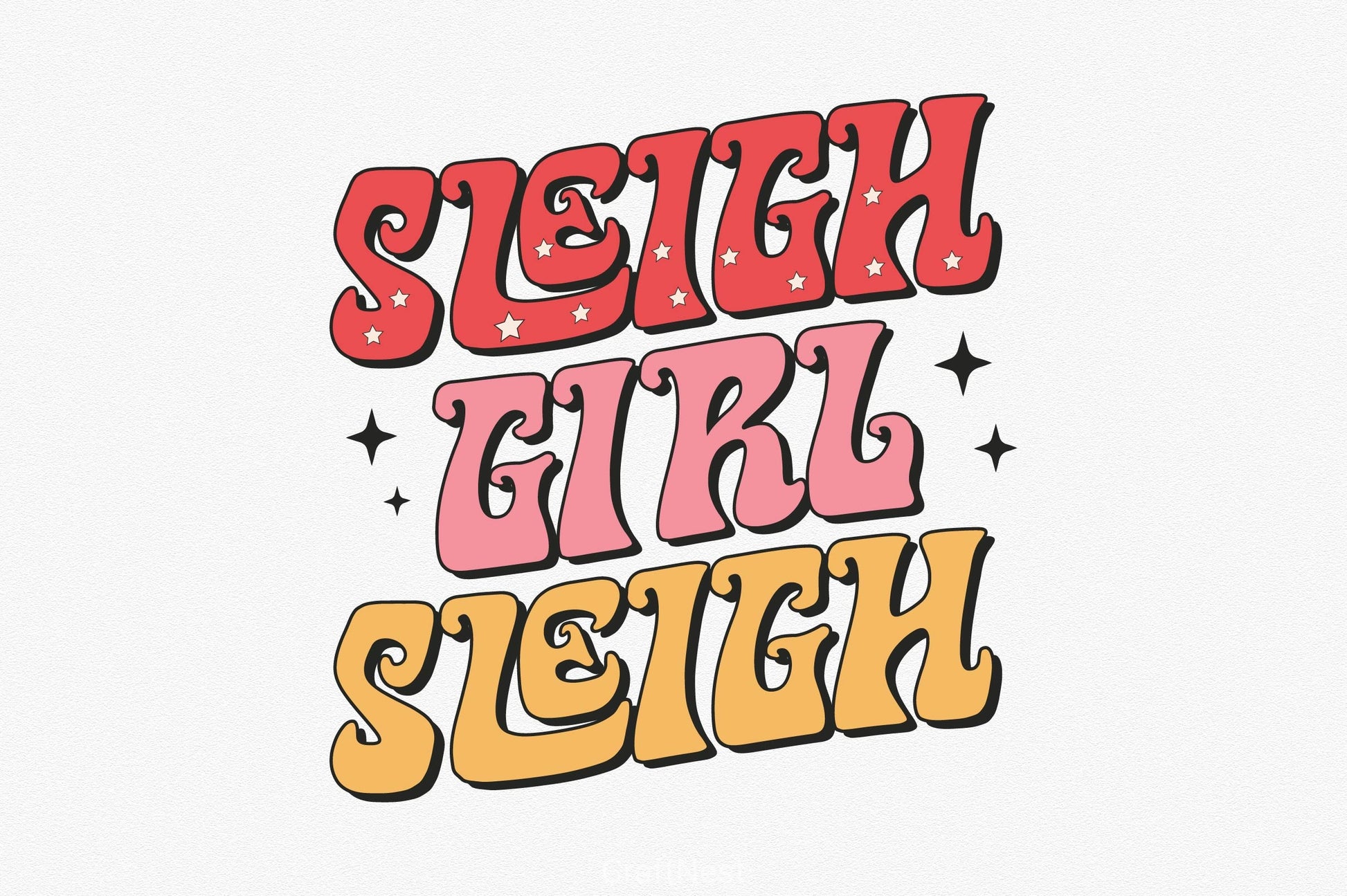 Sleigh Girl Sleigh Clipart Bundle - CraftNest - Digital Crafting and Art