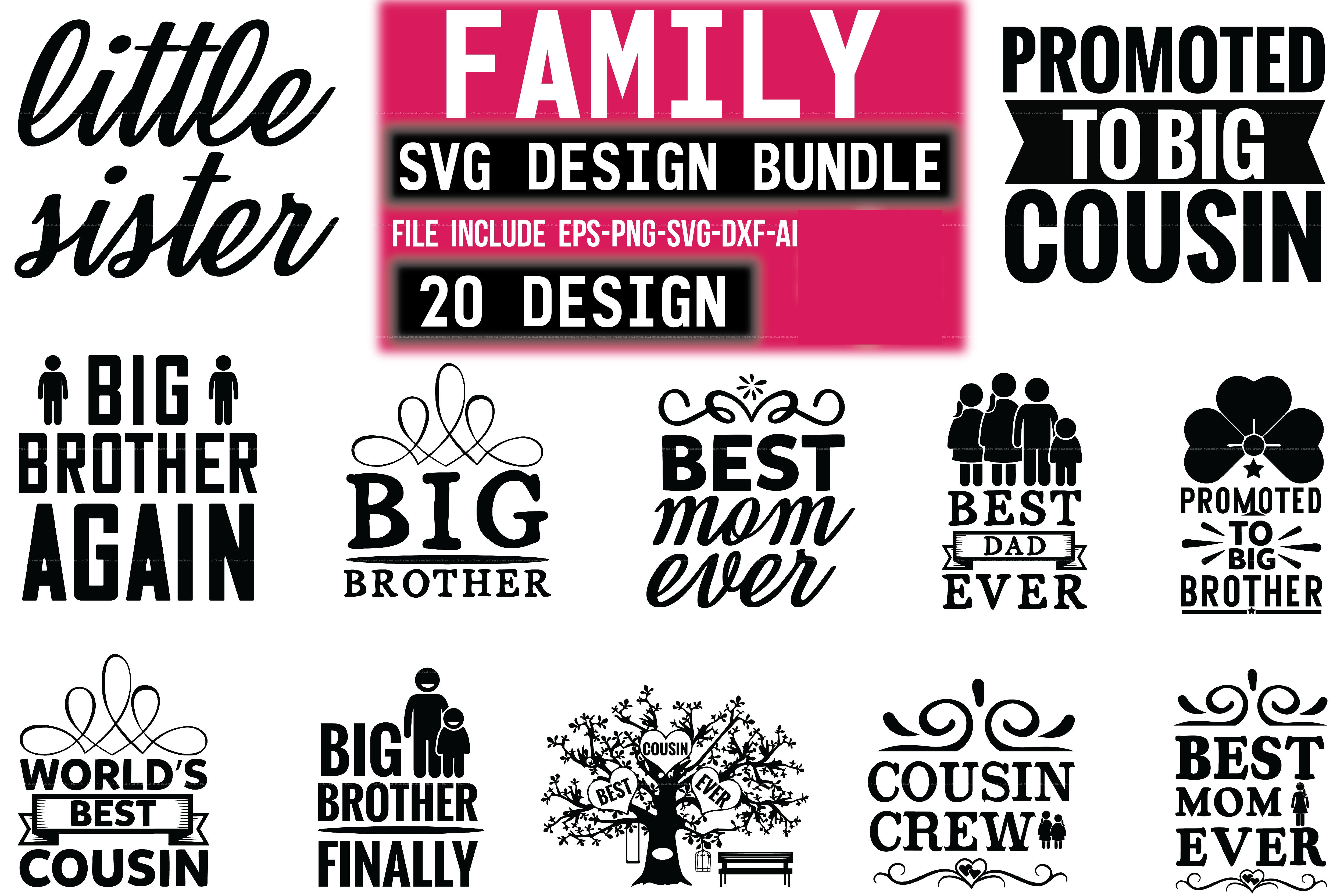 Family Design SVG Bundle 3