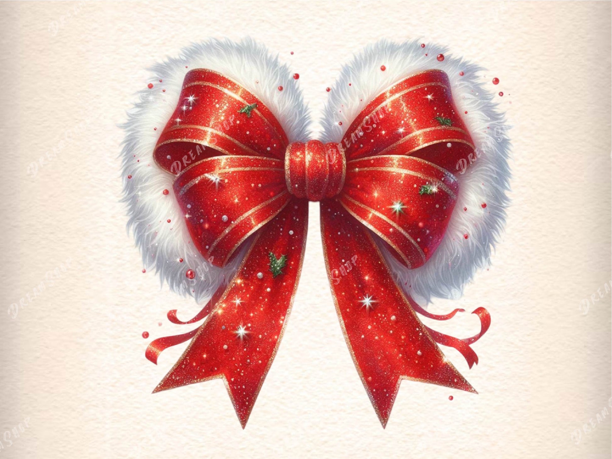 Coquette Christmas Bow Christmas Clipart Bundle - CraftNest - Digital Crafting and Art