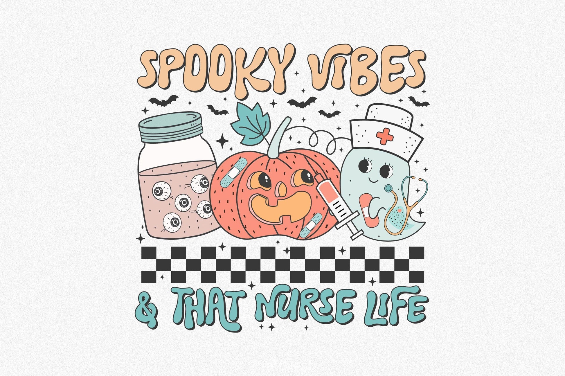 Spooky Vibes & That Nurse Life Clipart Bundle - CraftNest - Digital Crafting and Art