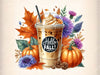 Autumn Coffee Clipart Bundle