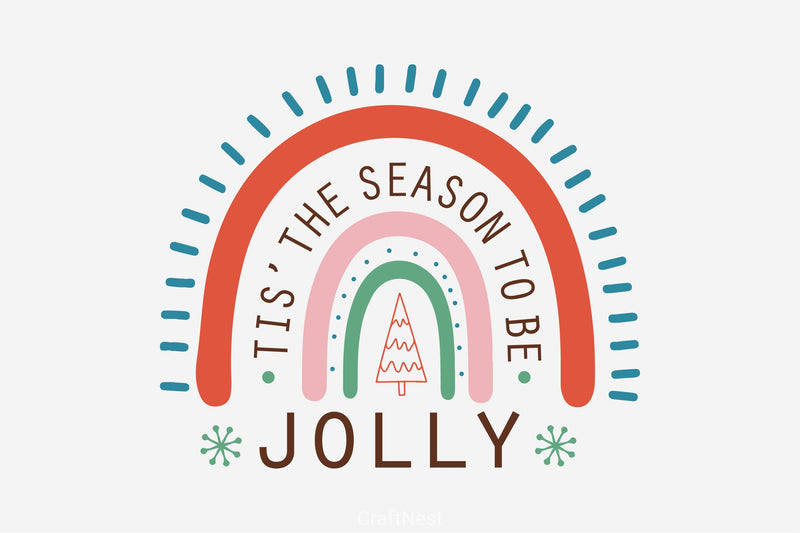 Tis The Season To Be Jolly SVG Bundle - CraftNest - Digital Crafting and Art