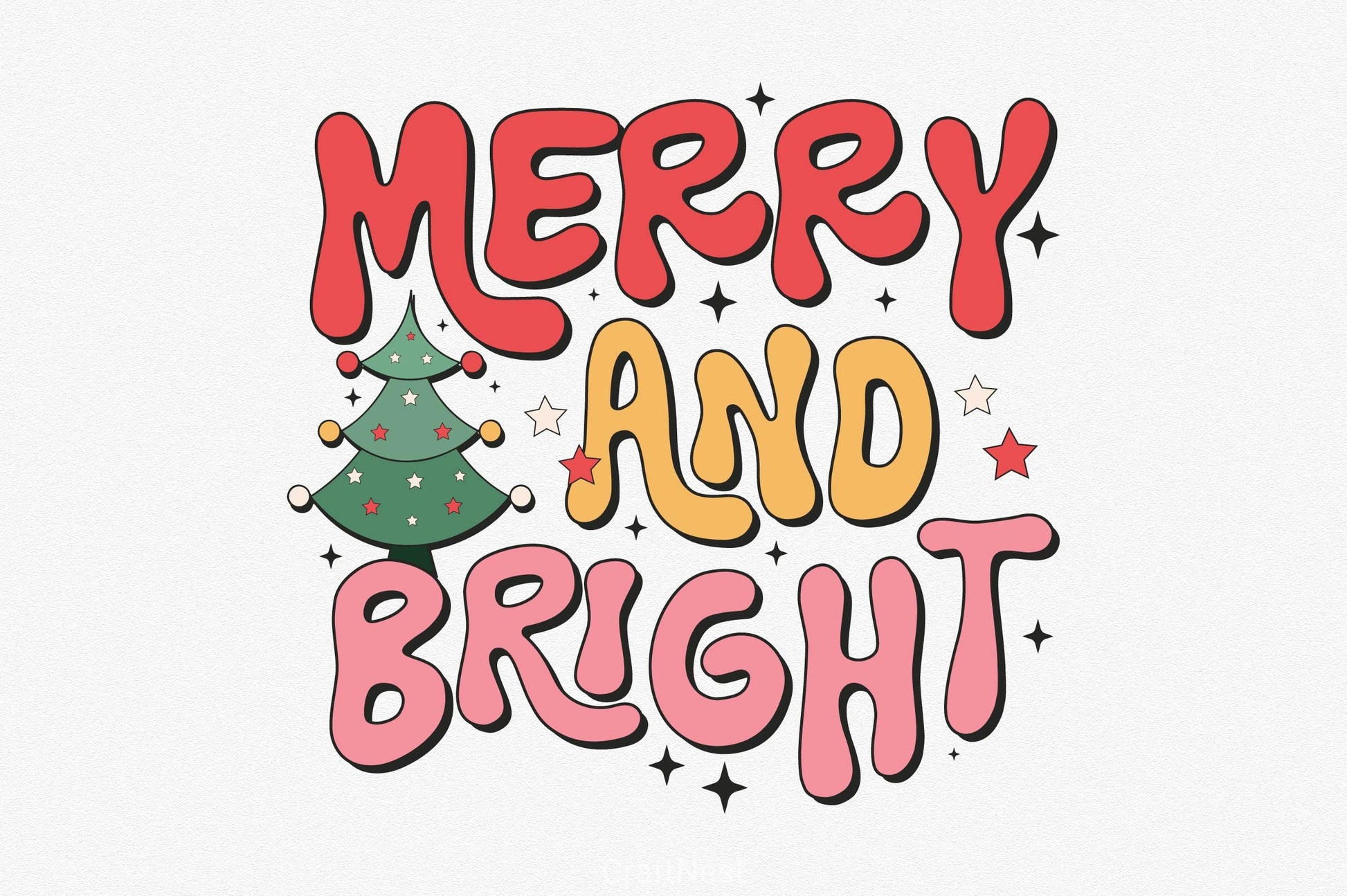 Merry & Bright Clipart Bundle - CraftNest - Digital Crafting and Art