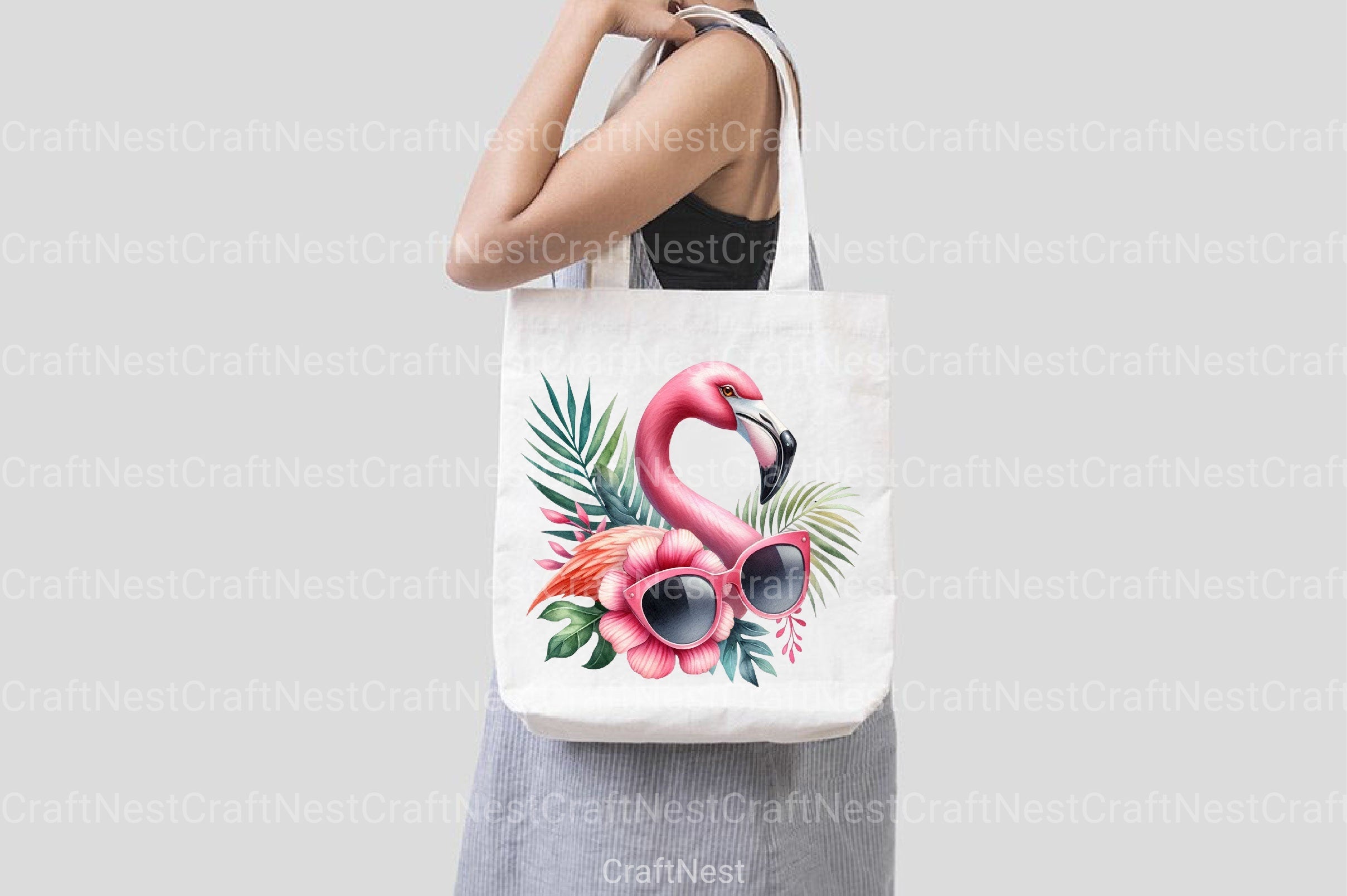 Flamingo Sunglasses Clipart Bundle - CraftNest - Digital Crafting and Art