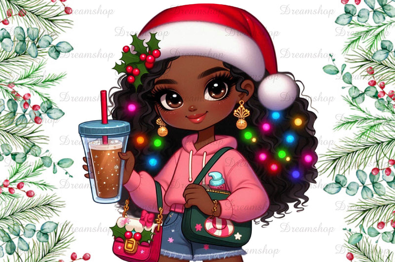 Christmas Girl Fashion Clipart Bundle 5 - CraftNest - Digital Crafting and Art