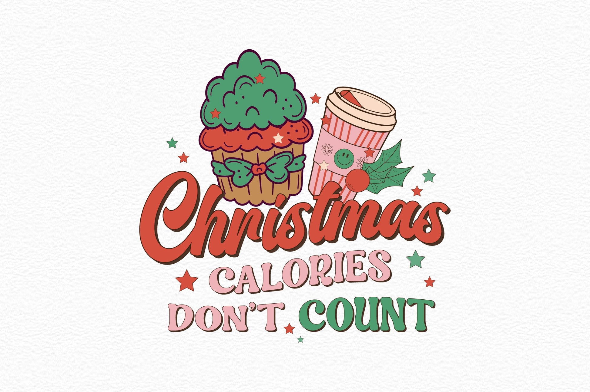 Christmas Calories Don't Count SVG Bundle 4 - CraftNest - Digital Crafting and Art