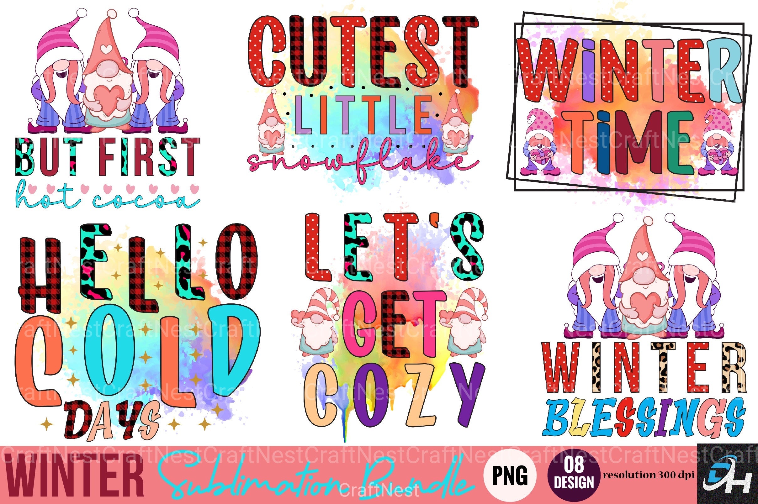 Winter Clipart Bundle 44 - CraftNest - Digital Crafting and Art