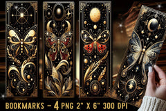 Butterfly Bookmark Mystic Butterfly Bookmark - CraftNest - Digital Crafting and Art