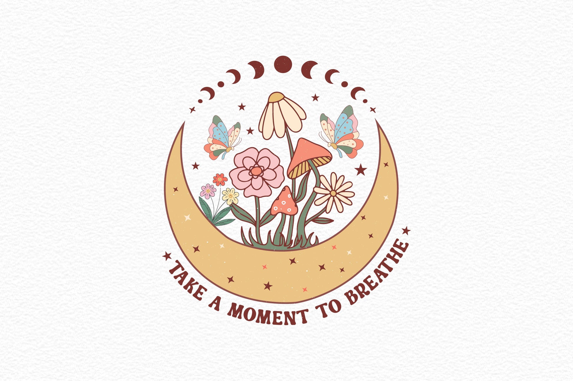 Take A Moment To Breathe SVG Bundle - CraftNest - Digital Crafting and Art