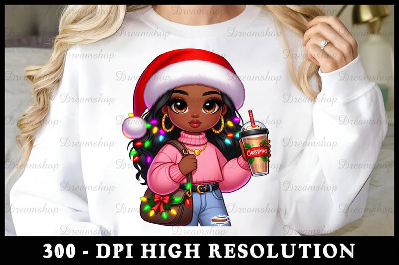 Christmas Girl Fashion Clipart Bundle 9 - CraftNest - Digital Crafting and Art