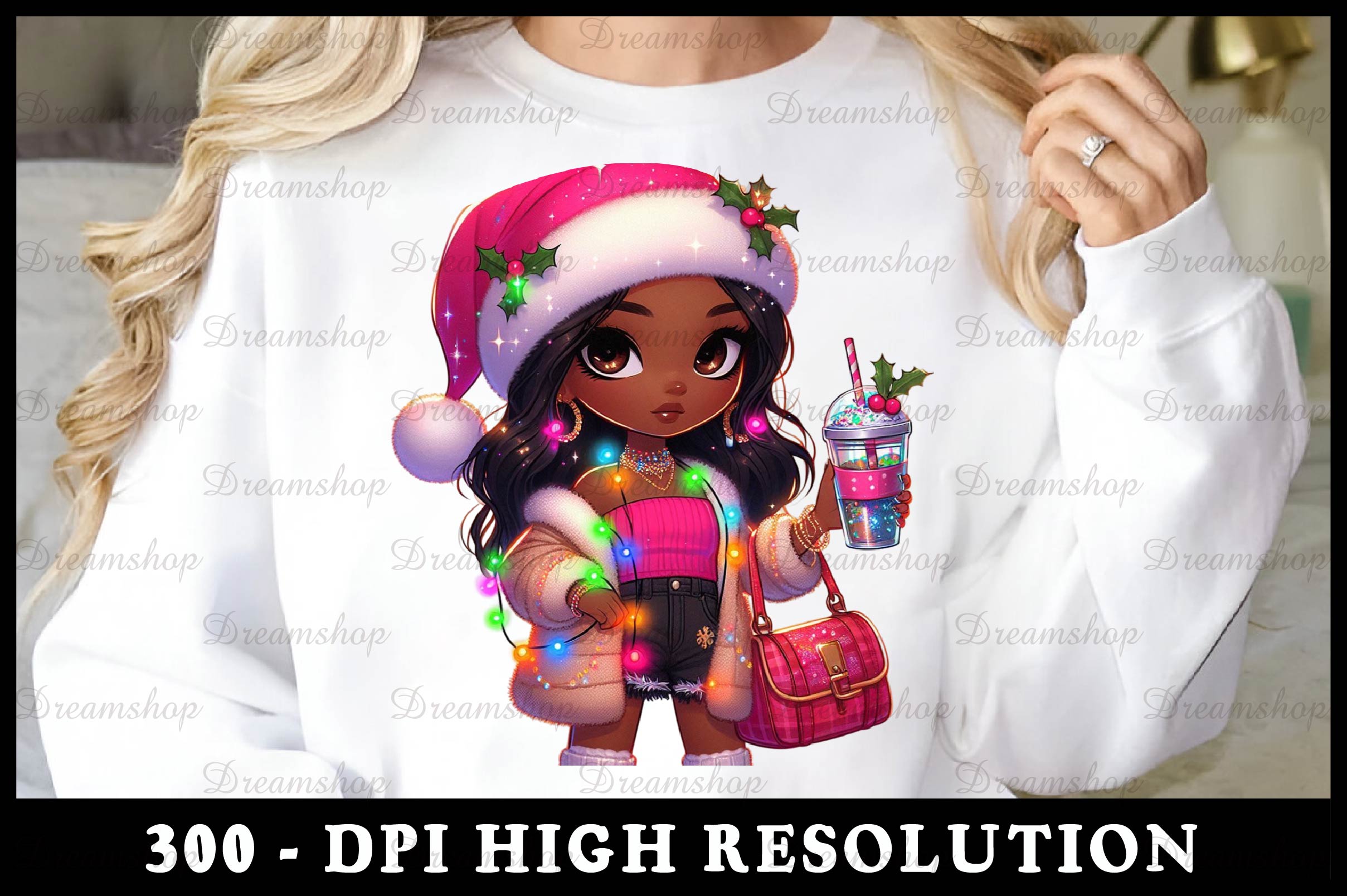 Christmas Girl Fashion Clipart Bundle - CraftNest - Digital Crafting and Art