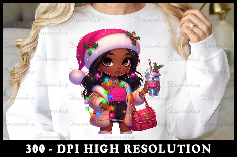 Christmas Girl Fashion Clipart Bundle - CraftNest - Digital Crafting and Art