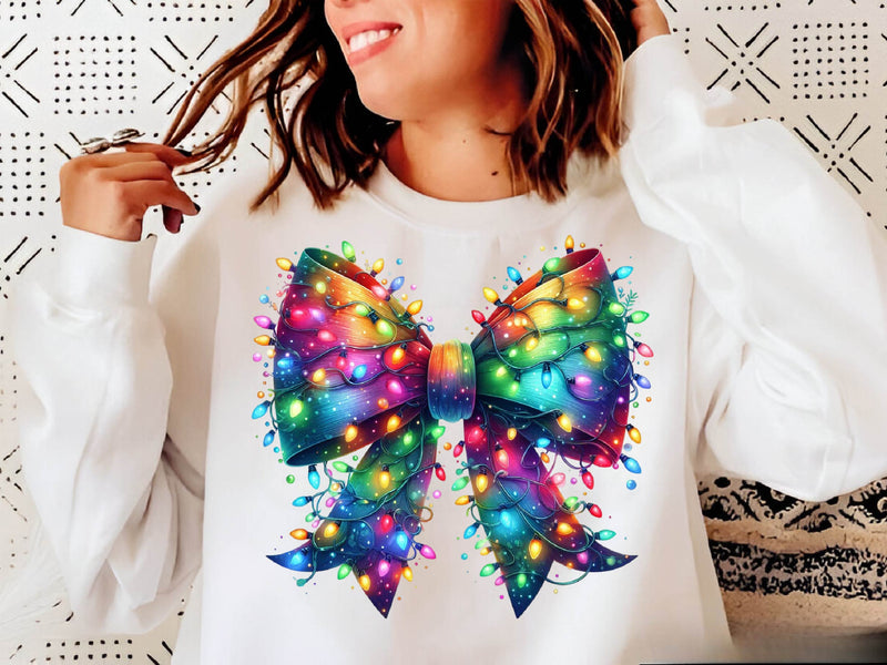 Christmas Light Coquette Bow Clipart Bundle - CraftNest - Digital Crafting and Art