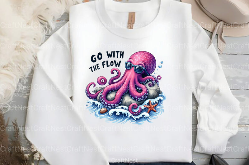 Go With The Flow Clipart Bundle - CraftNest - Digital Crafting and Art