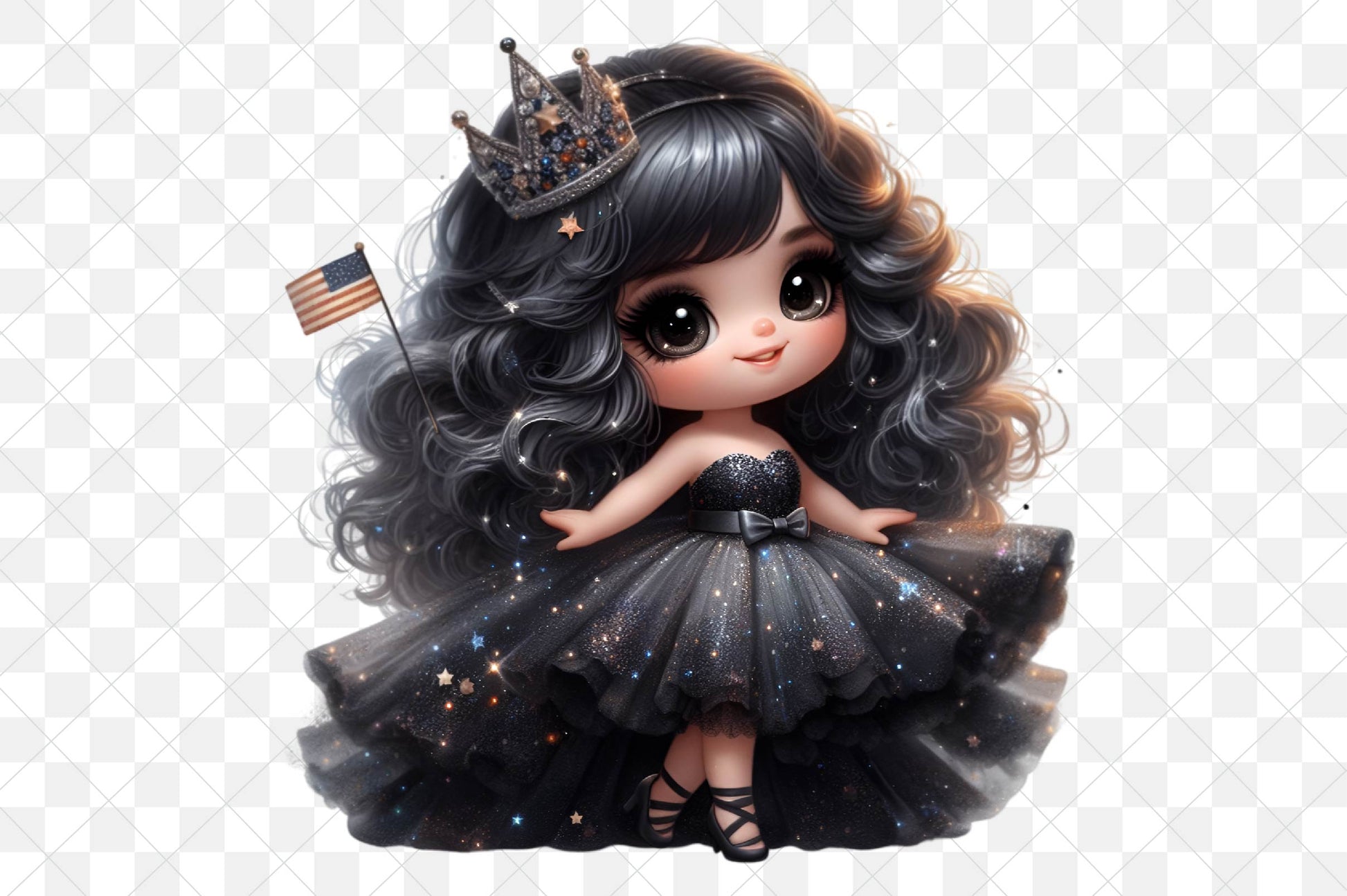 Cute Princess Design Clipart Bundle 1 - CraftNest - Digital Crafting and Art