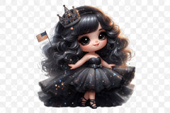 Cute Princess Design Clipart Bundle 1 - CraftNest - Digital Crafting and Art