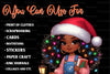 Christmas Girl Design Clipart Bundle 15