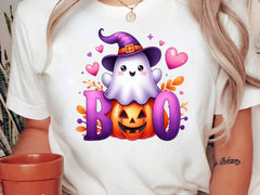 Halloween Boo Cute Ghost Pumpkin Witch Clipart Bundle - CraftNest - Digital Crafting and Art