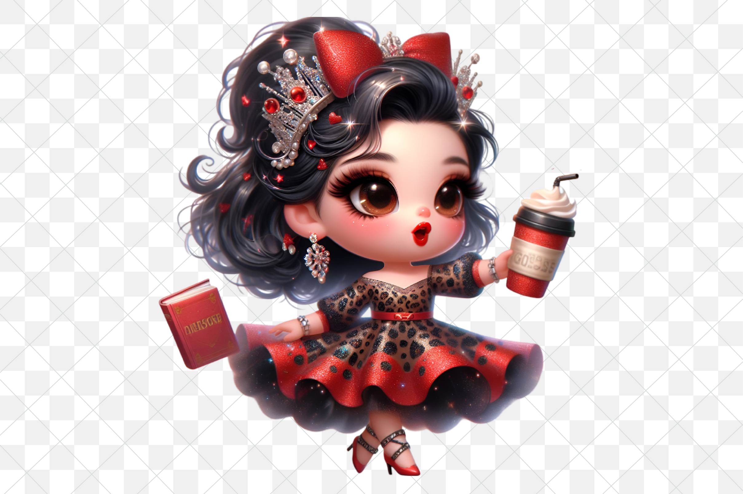 Cute Princess Design Clipart Bundle 2 - CraftNest - Digital Crafting and Art